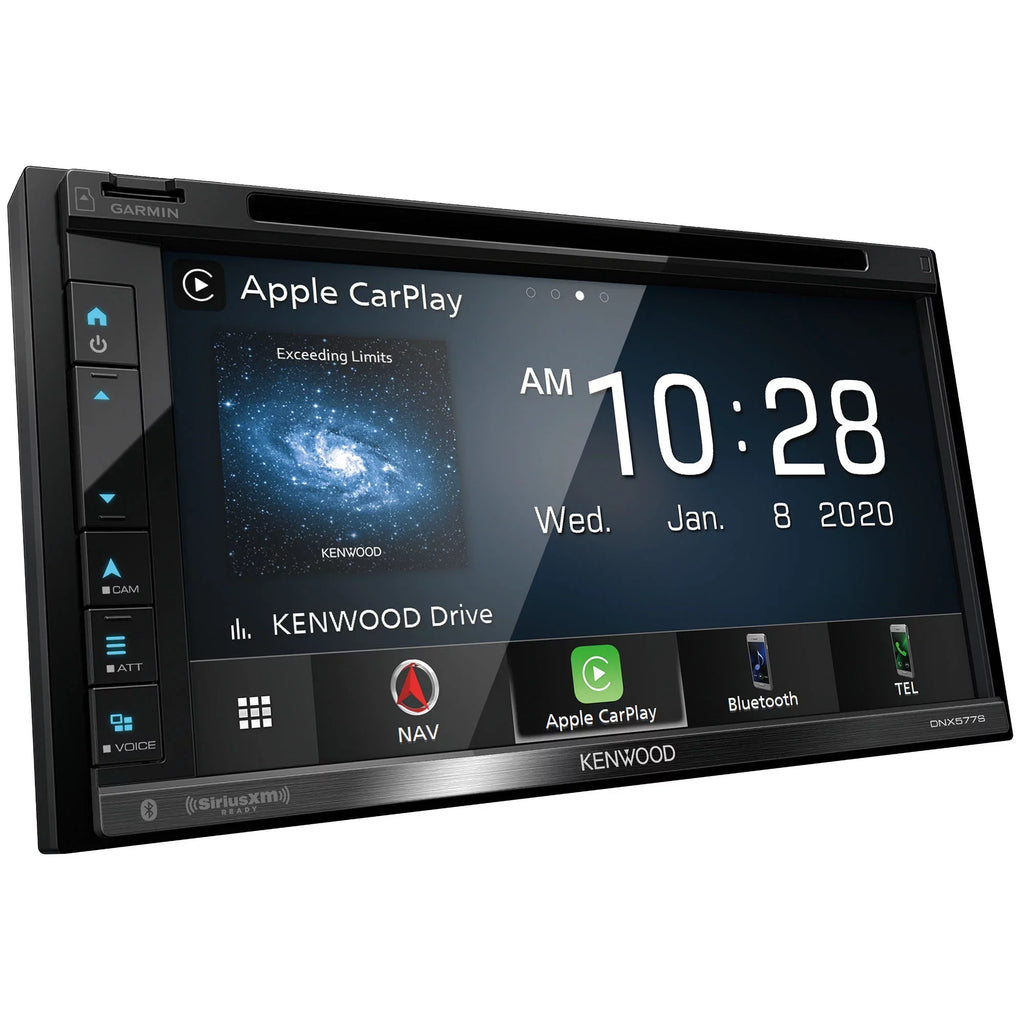 Kenwood  Navigation Receiver with -320LP Multi-Angle Rear View Camera with License Plate Mounting
