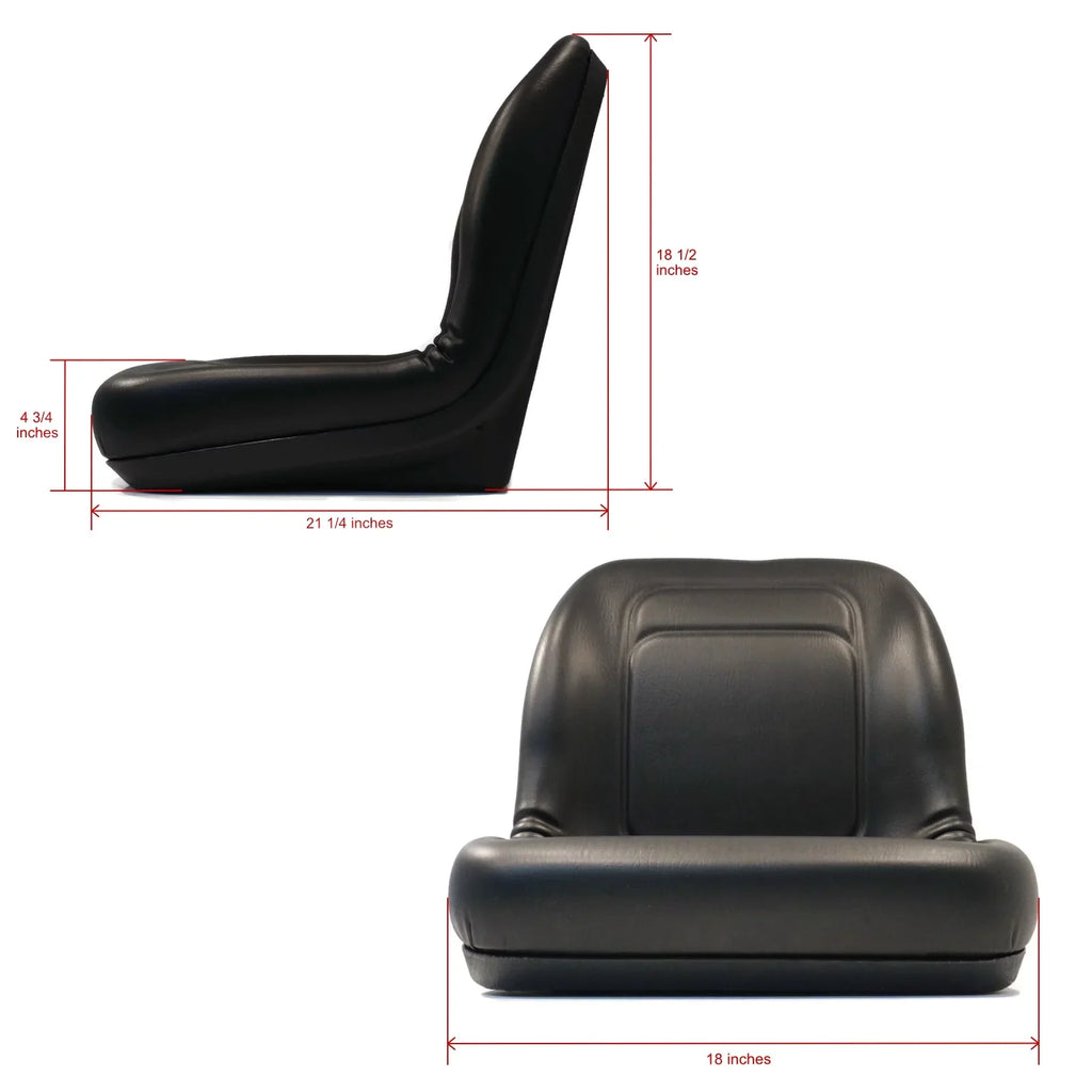 The  Shop | (2) Black High Back Seats John Deere Gator Model -Gator   4x4 Trail