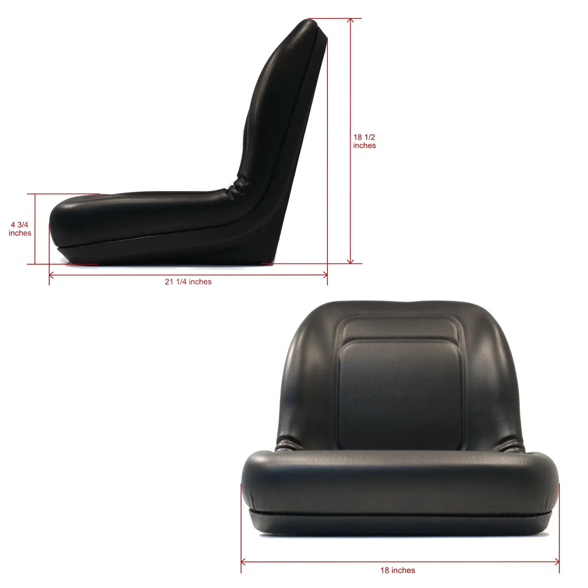 The  Shop | (2) Black High Back Seats John Deere Gator Model -Gator   4x4 Trail