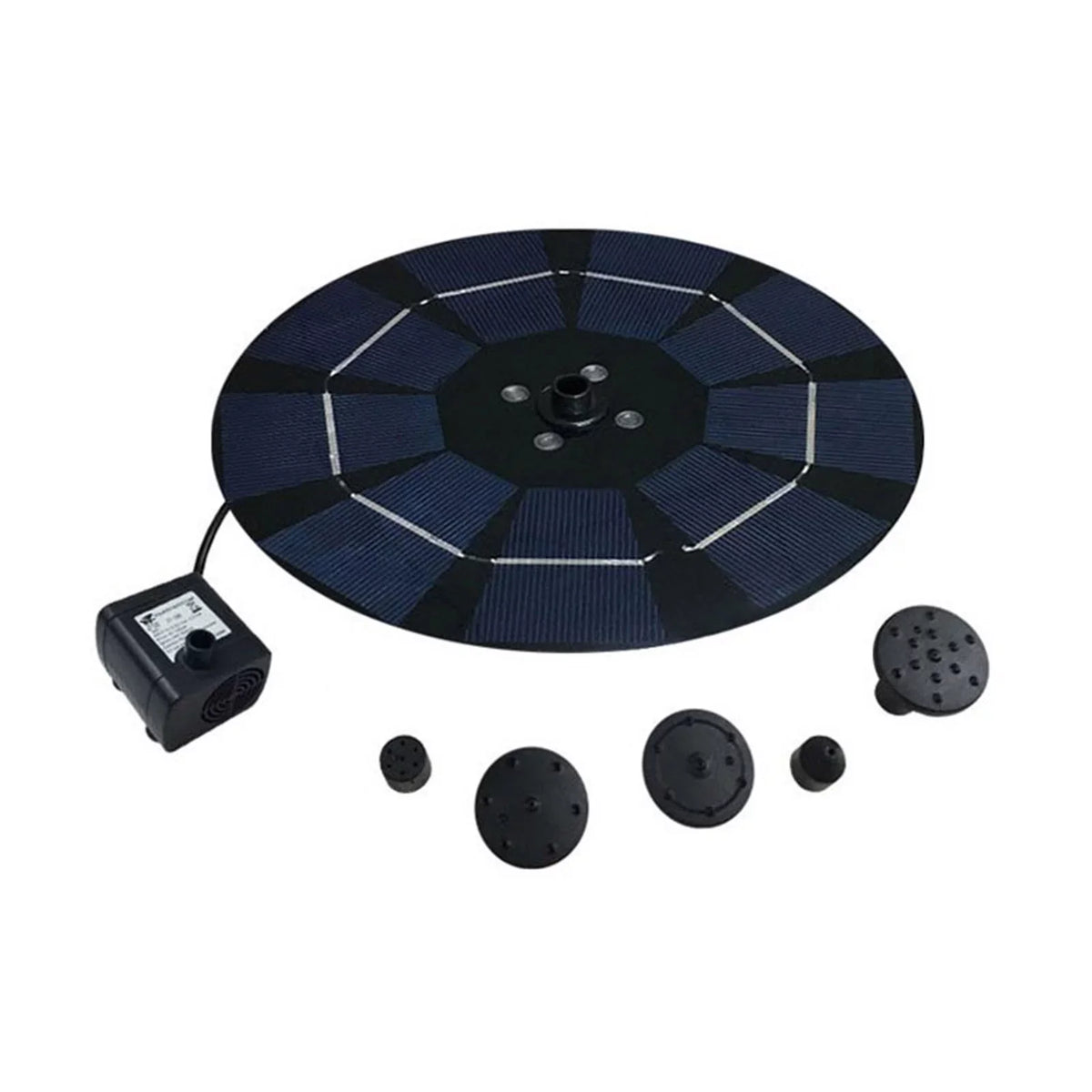 Solar Pump Freestanding Floating Solar Bird Bath Water Pump Garden Bird Bath Decor