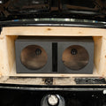 QPower  Dual 15" Vented Port Subwoofer Sub Box w/ Bedliner Spray