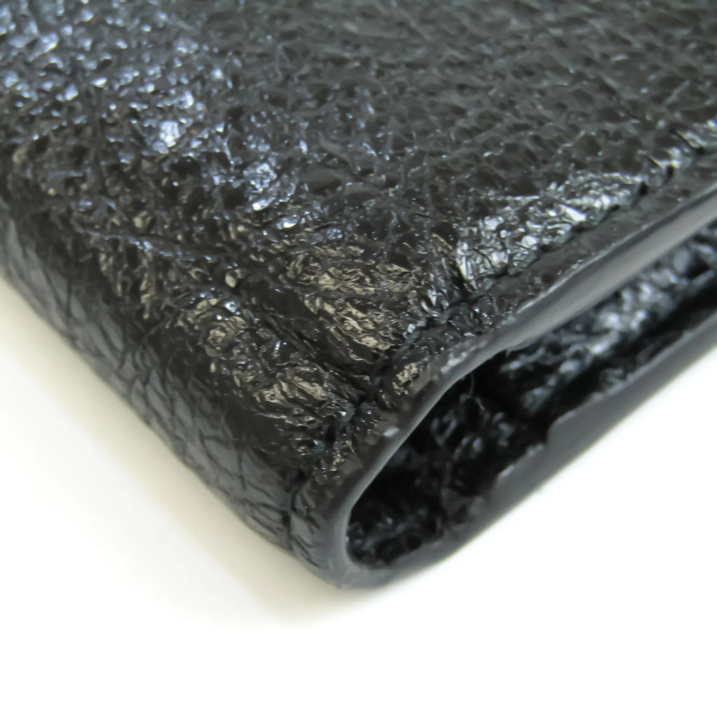 Pre-Owned Balenciaga 504934 Unisex Leather Wallet (bi-fold) Black (Good)