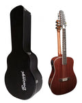 12/6 Strings Acoustic Double Neck, Double Sided Busuyi Guitar 2021  With Hard Case