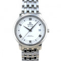 Pre-Owned Omega  De Ville Co-Axial Chronometer 424.10.37.20.04.001 Silver Dial Watch Women's (Good)