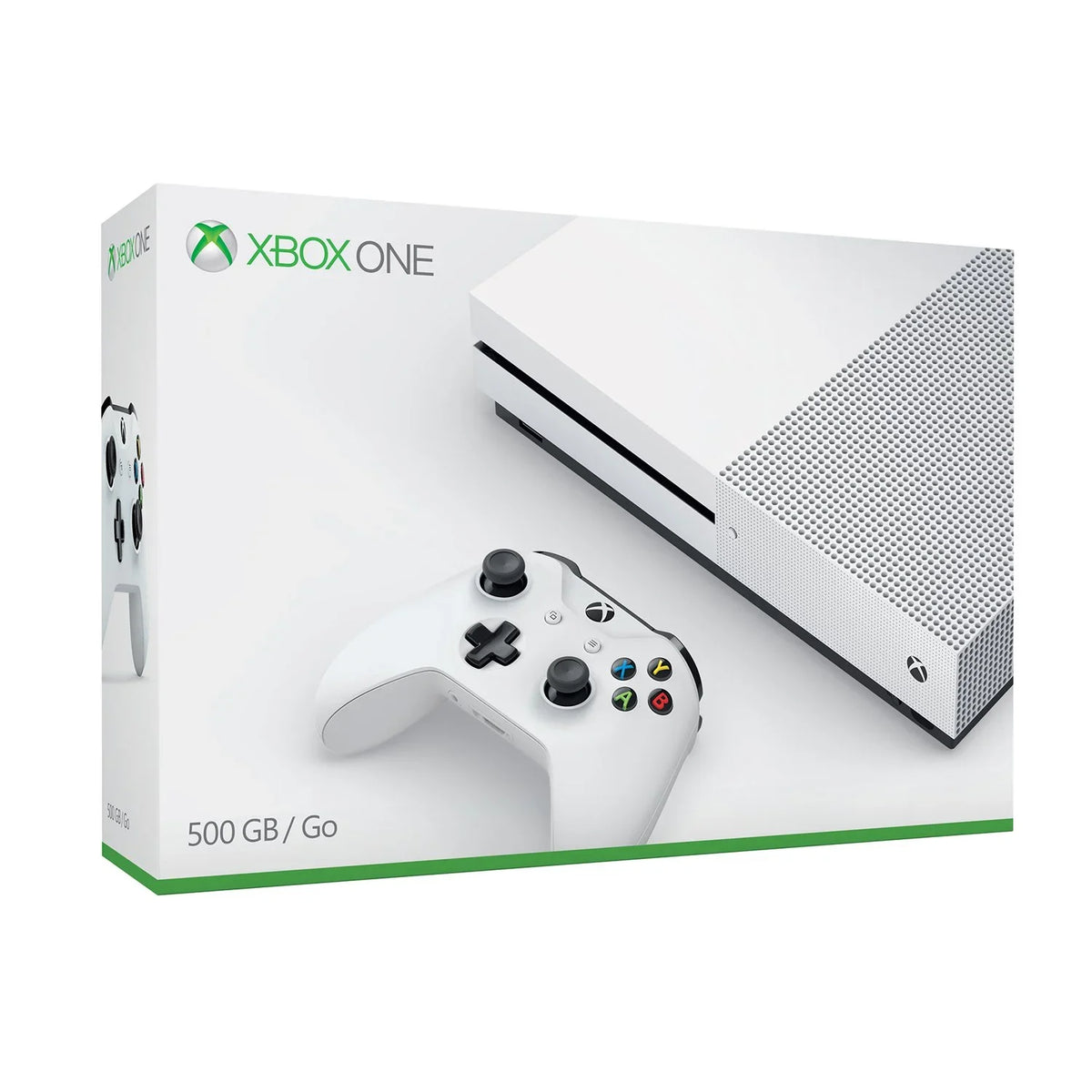 Used Xbox One  Console with Xbox One Wireless Controller 500GB - Columbia, White