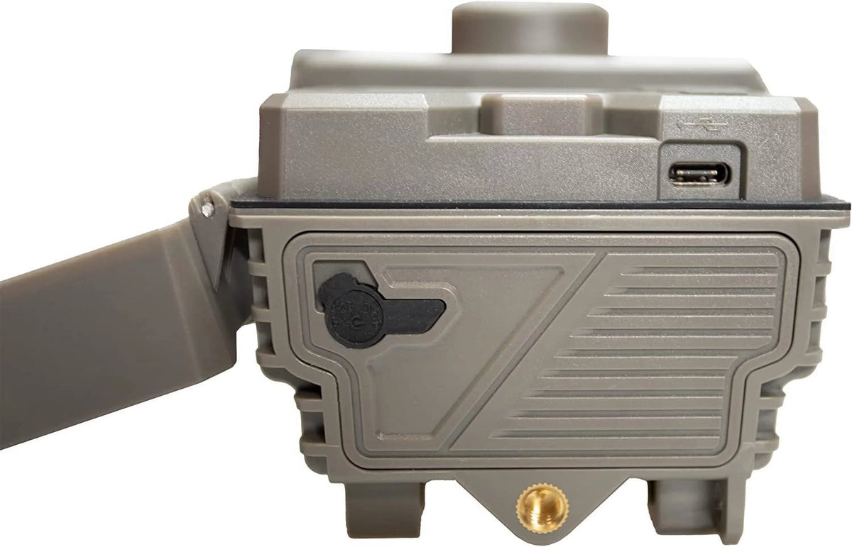 Reveal   Cellular Trail Camera, Verizon and &,  Glow, Integrated  Tracking, Built in  Screen,  Photo and  Video - + Solar Panel