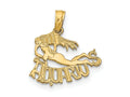 Finejewelers 10 kt Yellow Gold  Zodiac Charm 17 x 16 mm