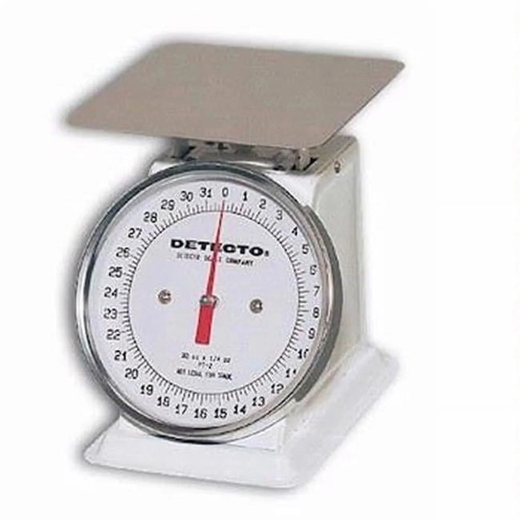 Cardinal & Detecto -1000SRK 5.75 x 5.75 in. 1000 g Stainless Steel Top Loading Rotating Dial Scale
