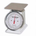 Cardinal & Detecto -1000SRK 5.75 x 5.75 in. 1000 g Stainless Steel Top Loading Rotating Dial Scale