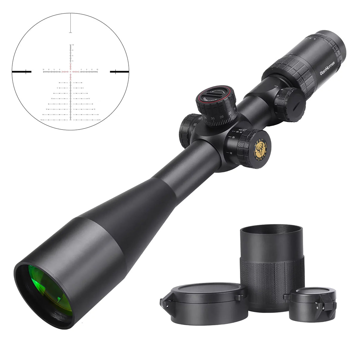 WestHunter Optics  6-24X50   Rifle Scope, 30 mm Illuminated Riflescope