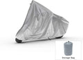 Weatherproof Motorcycle Cover Compatible With 2017 Moto Guzzi  Ii Stone Abs Grigio Intenso - Outdoor & Indoor - Protect From Rain Water, Snow, Sun - Securing Straps - Durable Material - Storage Bag
