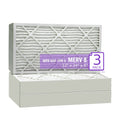 12x24x4, Purolator  Extended Surface Pleated Air Filter, Mechanical  8, (3 Pack)