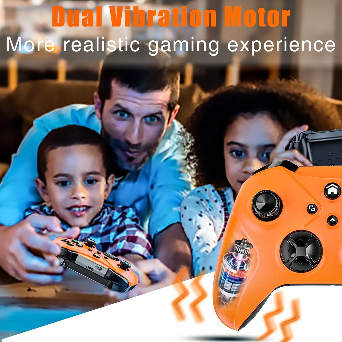 Bonacell Wireless Controller for Xbox One, (Watch Video to Update )Game Controller Compatible with Xbox One/Xbox One /, Xbox Series / Gamepad Support Turbo/3.5mm Headphone Jack/Macro Functions