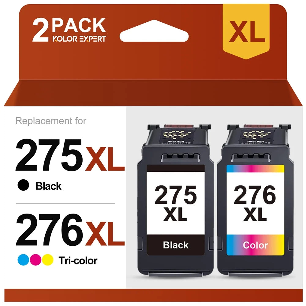 275XL Ink Cartridges for Canon Ink 275 and 276 use with Pixma       (Black, Tri-Color)