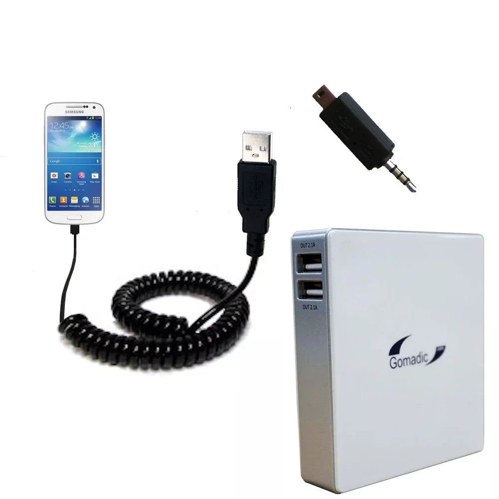 Gomadic High Capacity Rechargeable External Battery Pack suitable for the Samsung Galaxy  Mini - Portable Charger with TipExchange Technology