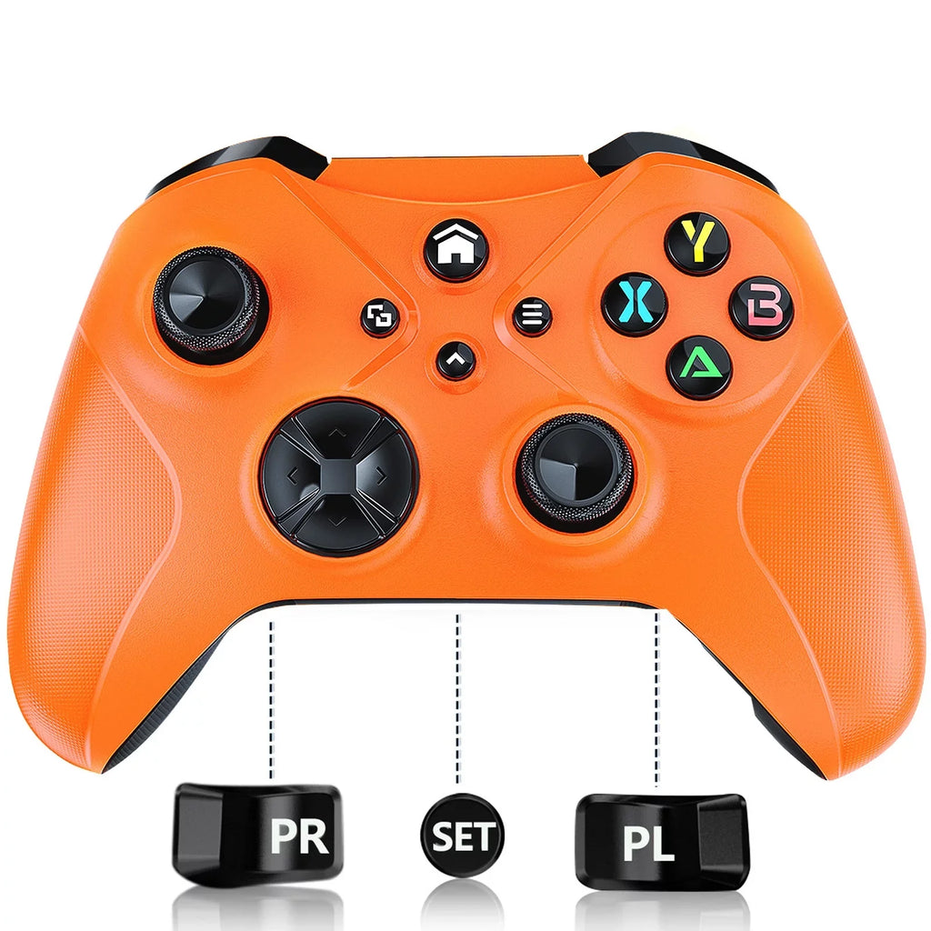 Bonacell Wireless Controller for Xbox One, (Watch Video to Update )Game Controller Compatible with Xbox One/Xbox One /, Xbox Series / Gamepad Support Turbo/3.5mm Headphone Jack/Macro Functions