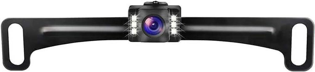 Car Rear View Backup Camera  License Plate Backup Camera with Wide View Angle 6  Night Vision Waterproof Front & Back up Camera, Guide Line On/Off