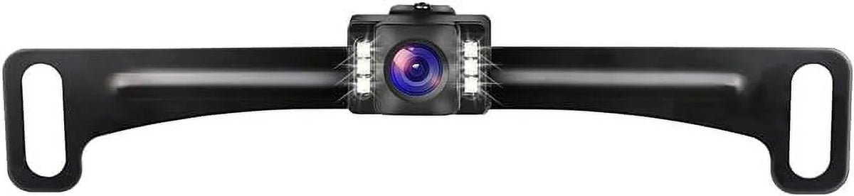 Car Rear View Backup Camera  License Plate Backup Camera with Wide View Angle 6  Night Vision Waterproof Front & Back up Camera, Guide Line On/Off