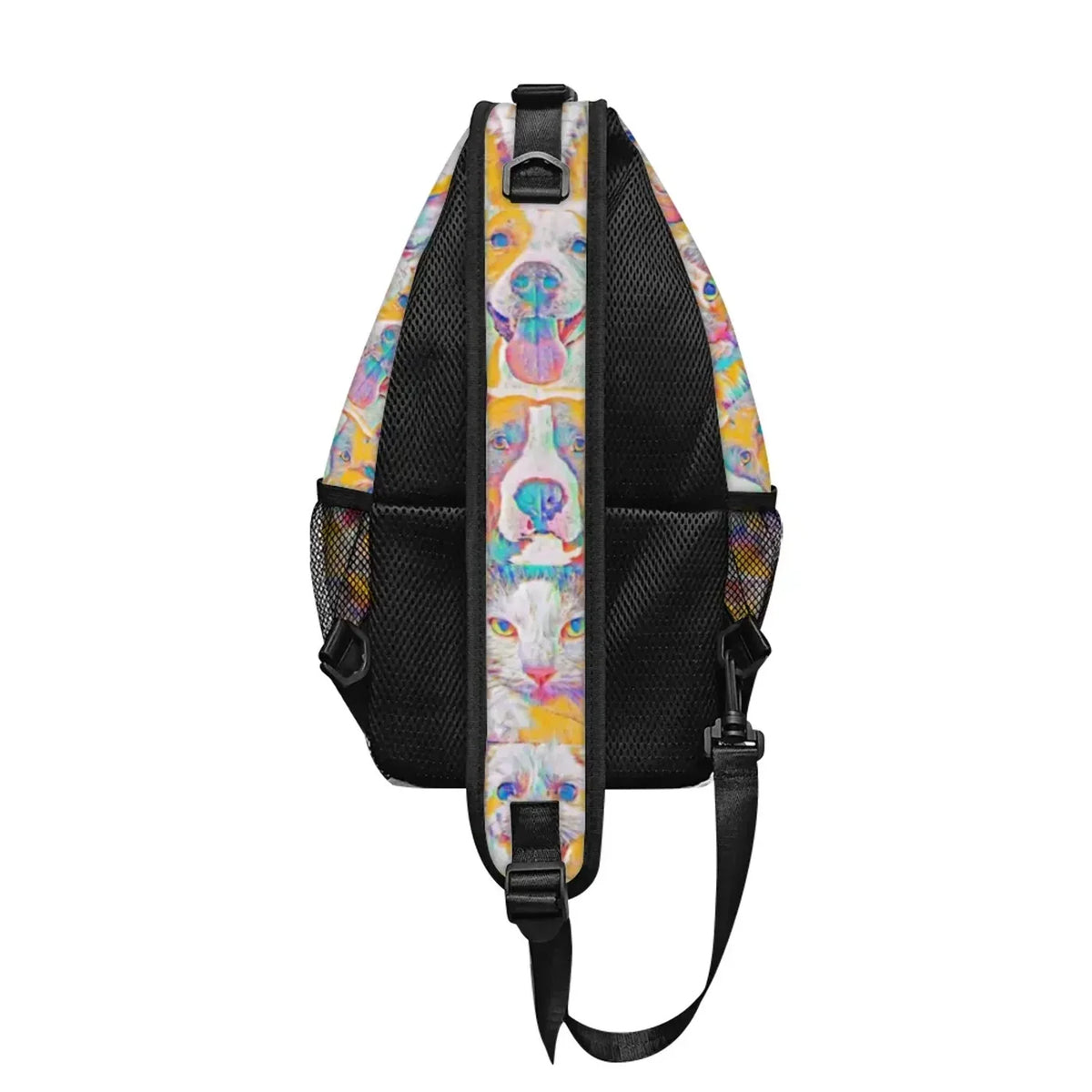 Crossbody Bag - Club 99 - (Turquoise/Orange/Cream) - Unisex - All Ages - The Merch by  Visual Arts