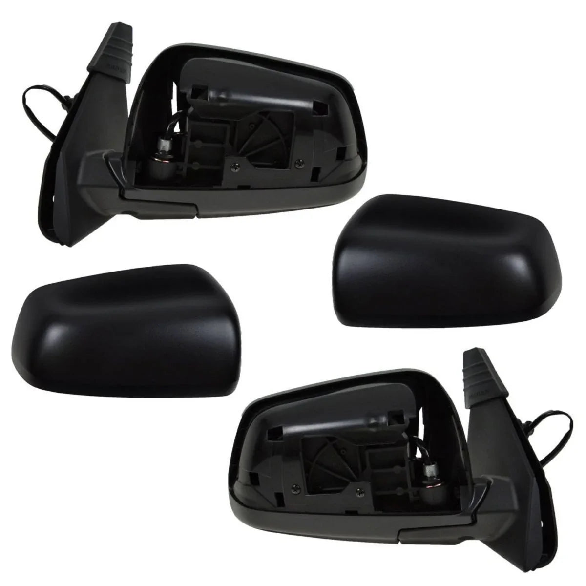 Teledu Mirrors Power Heated Left/Right Pair Set For 08-14 Lancer Evolution