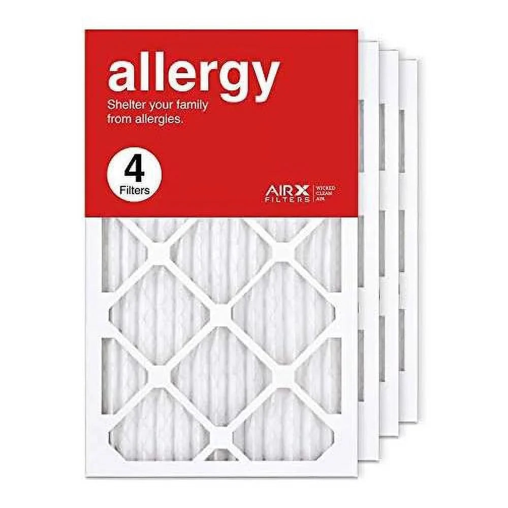 Air Filter  11 Pleated   Furnace Air Filter, Allergy 4-Pack Made In The
