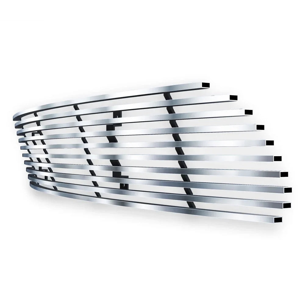 Premium Stainless Steel Silver Horizontal Billet Grille Insert Compatible with Ford Explorer Sport 2001-2003 & 01-05 Sport Trac Lower Bumper -