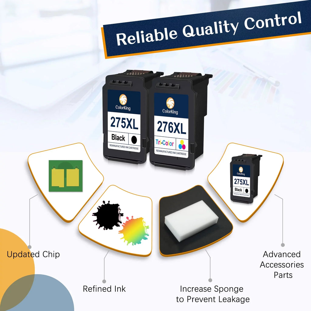 275XL Ink Cartridge 275 Black   for Canon -275XL Compatible with Canon       Printers (2 Pack)