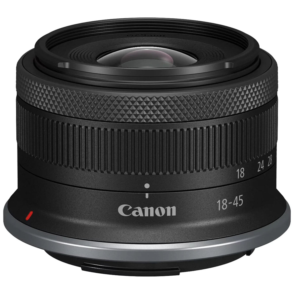 Canon   Mirrorless Camera with - 18-45mm Lens + Mount Adapter + 2 Pack SanDisk 32GB Memory Card + Case + ZeeTech Accessory