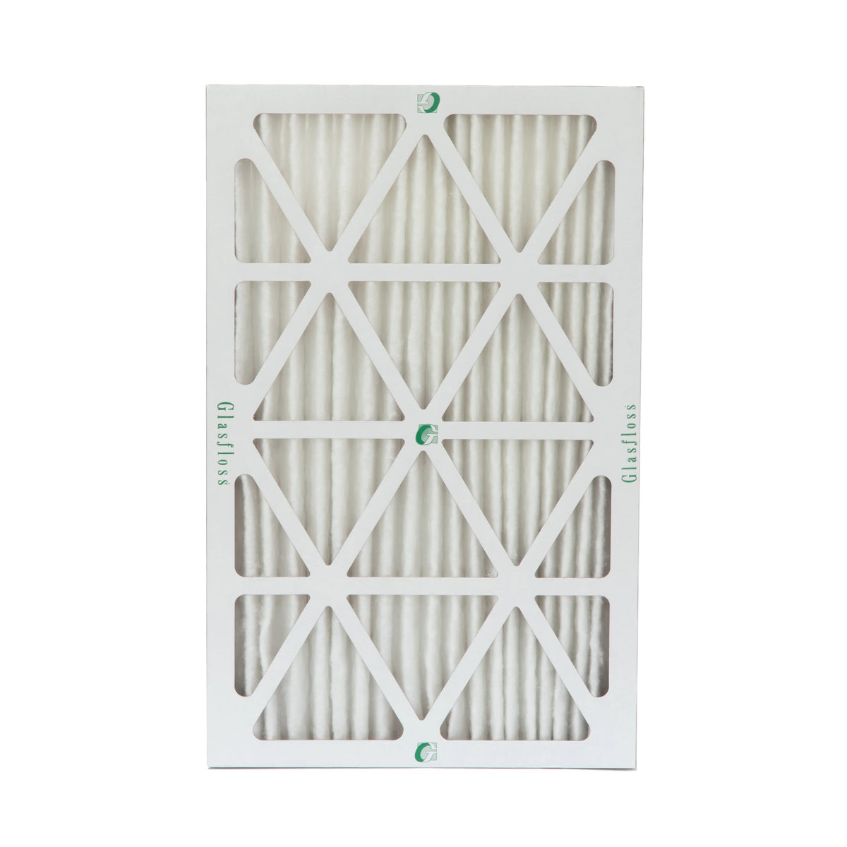 12 Pack of 18x24x2  10 Pleated 2" Inch Air Filters by Glasfloss. Actual Size: 17-1/2 x 23-1/2 x 1-3/4