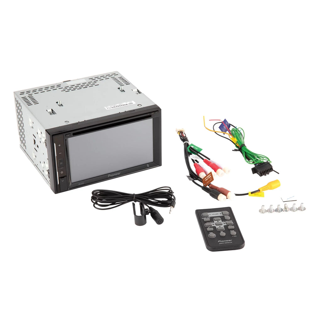 Pioneer 6.2  inch Resistive Touchscreen Back Up Camera Ready -  Receiver - Black