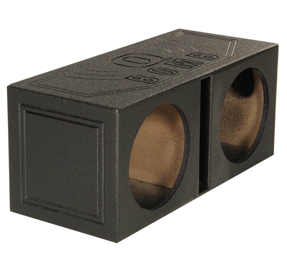 QPower  Dual 15" Vented Port Subwoofer Sub Box w/ Bedliner Spray