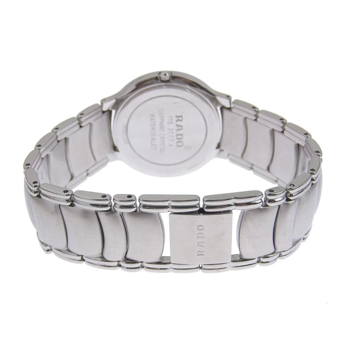 Pre-Owned Rado  Florence men's quartz battery watch black dial 115 3777 4 (Good)