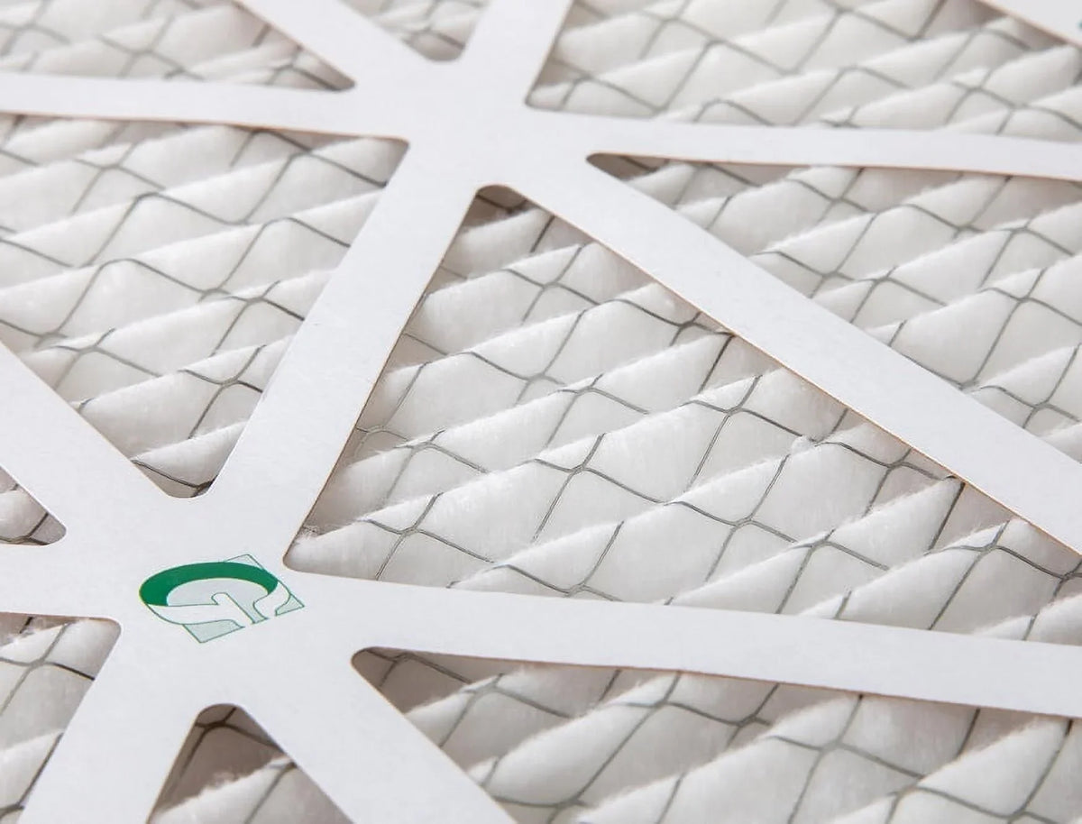 12 Pack of 18x24x2  10 Pleated 2" Inch Air Filters by Glasfloss. Actual Size: 17-1/2 x 23-1/2 x 1-3/4