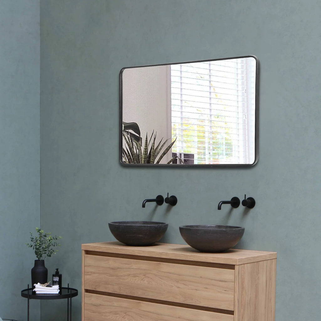 SuperDeal 36 inch Rectangular Wall Mirror Bathroom Dresser Make-up  Imaging