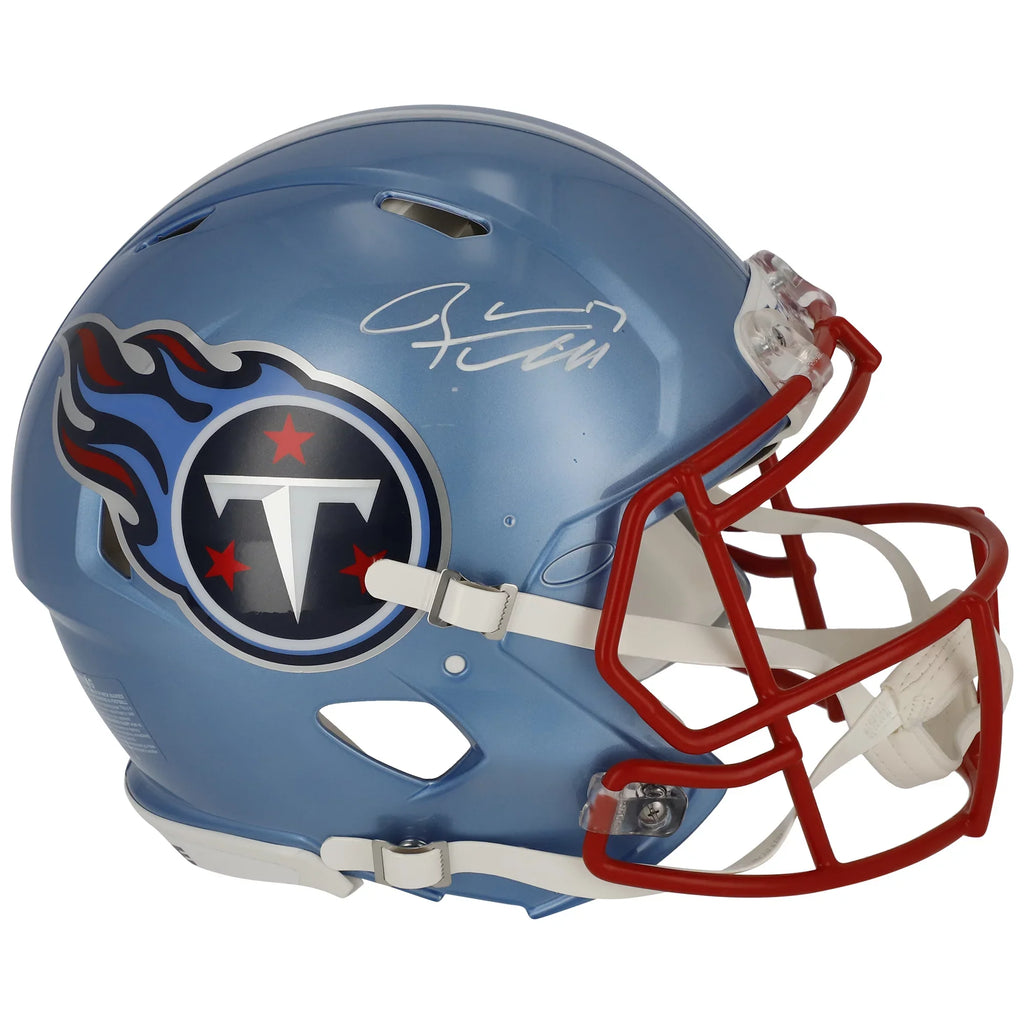 Ryan Tannehill Tennessee Titans Autographed Riddell Flash Speed Authentic Helmet