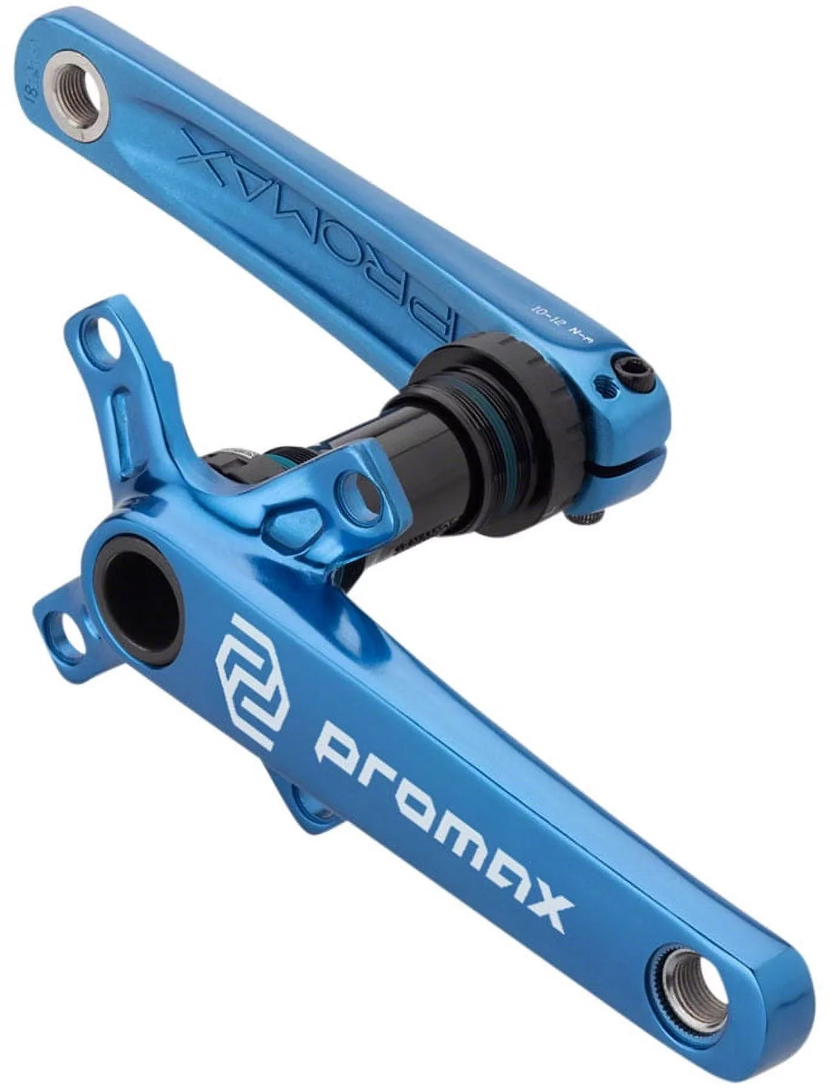 Promax -2 Crankset - 170mm, 24mm Spindle, 2-Piece, 68mm English  Included, Blue
