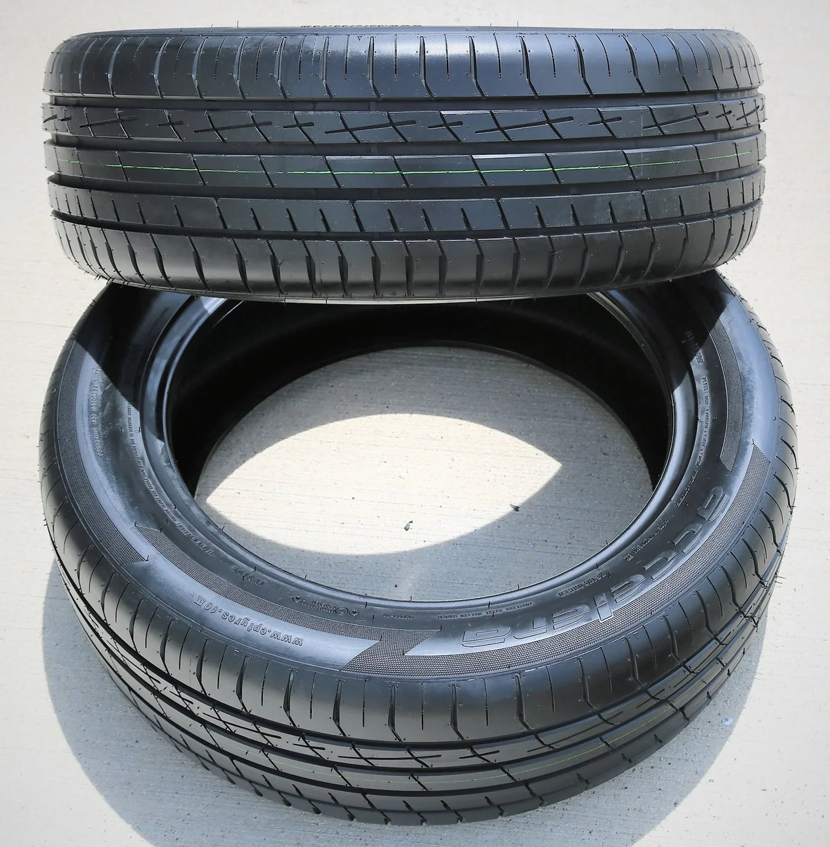 Pair of 2 () Accelera Iota  255/60R19 109H  / Performance Tires Fits: 2010 Buick Enclave , 2021 Lincoln Aviator Base