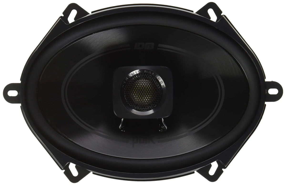 Polk Audio  + Series 5"x7" Coaxial Speakers with Marine Certification, Black