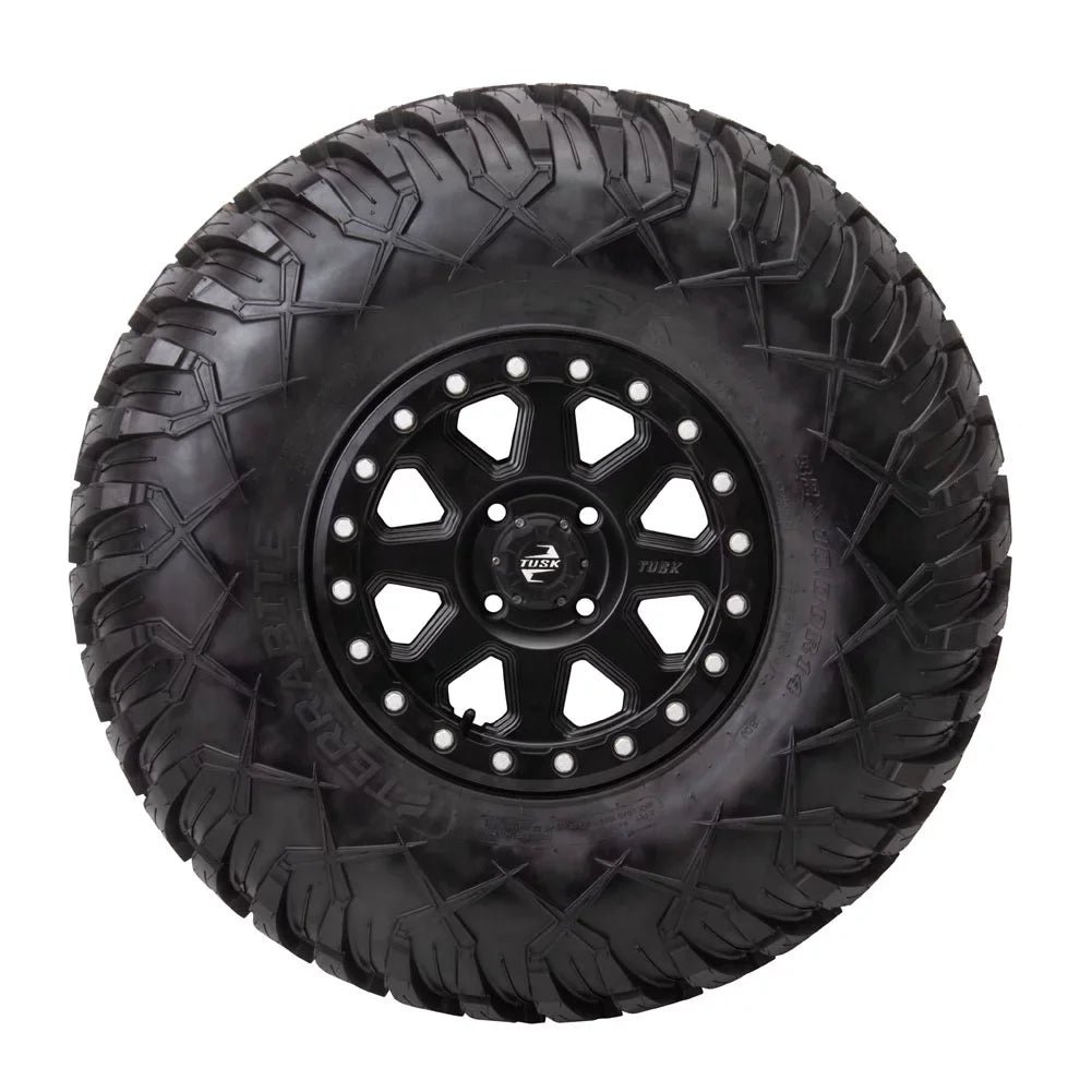 4/156 Tusk Uinta Beadlock Wheel 14x7 4.0 + 3.0 Matte Black For  Wolverine  2 1000 Sport 2022