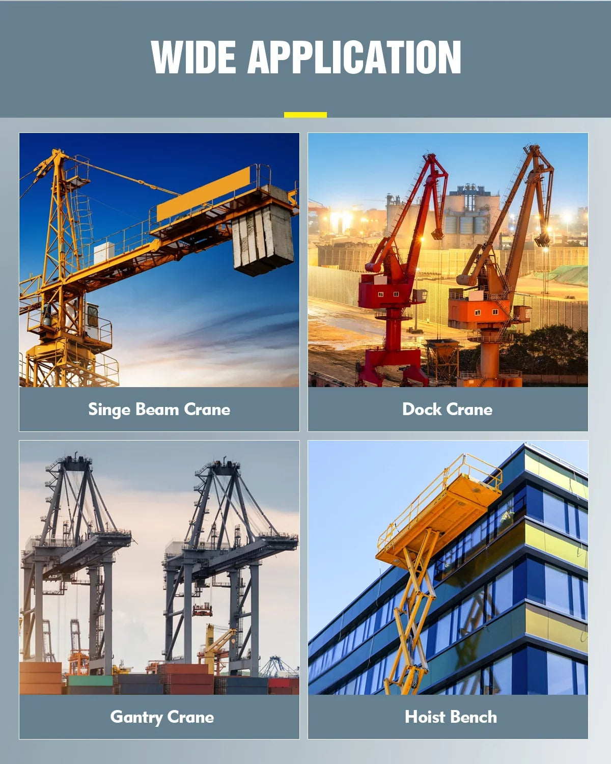Crane Wireless Remote Control Switch  12V 8 Buttons Industrial Electric Lift Hoist Radio Crane Overhead Tower Bridge Crane Winch 2 Transmitter + 1 Receiver