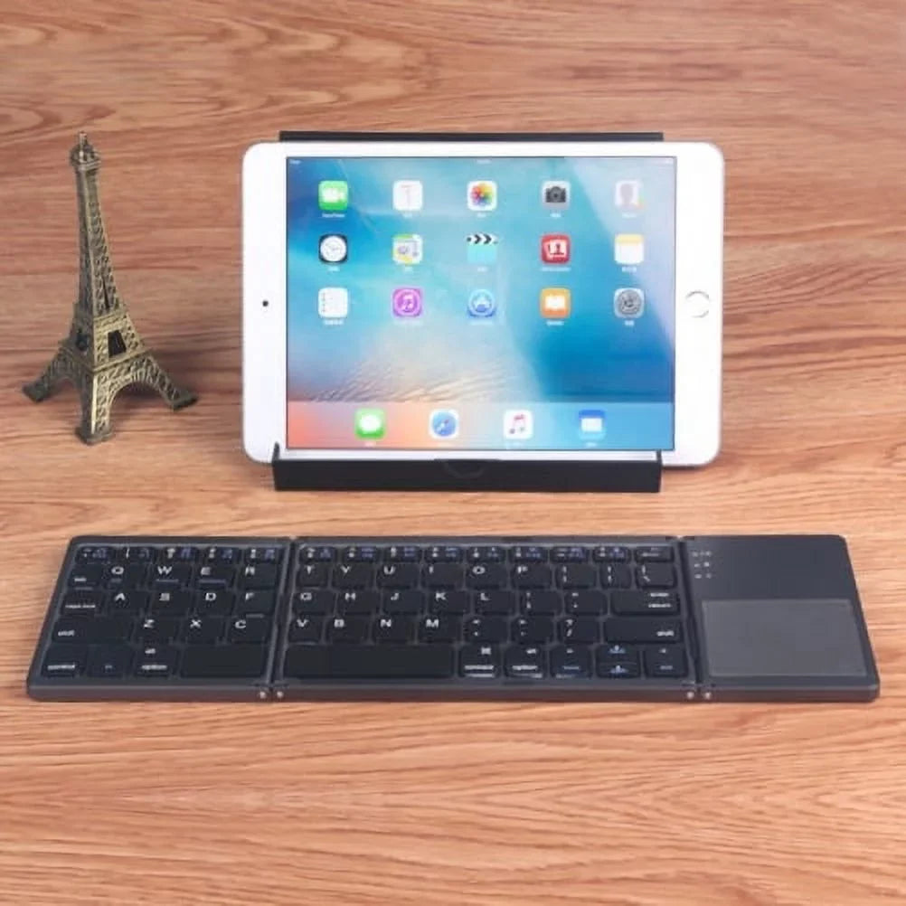 Rechargeable Folding Wireless Keyboard Portable Compact  for iPad Pro 12.9 (2019) 10.5 9.7 4 3 2 -  Zenfone  Live Max Plus ,  Phone,  5z 5Q 4 Pro, Google Nexus 2 7