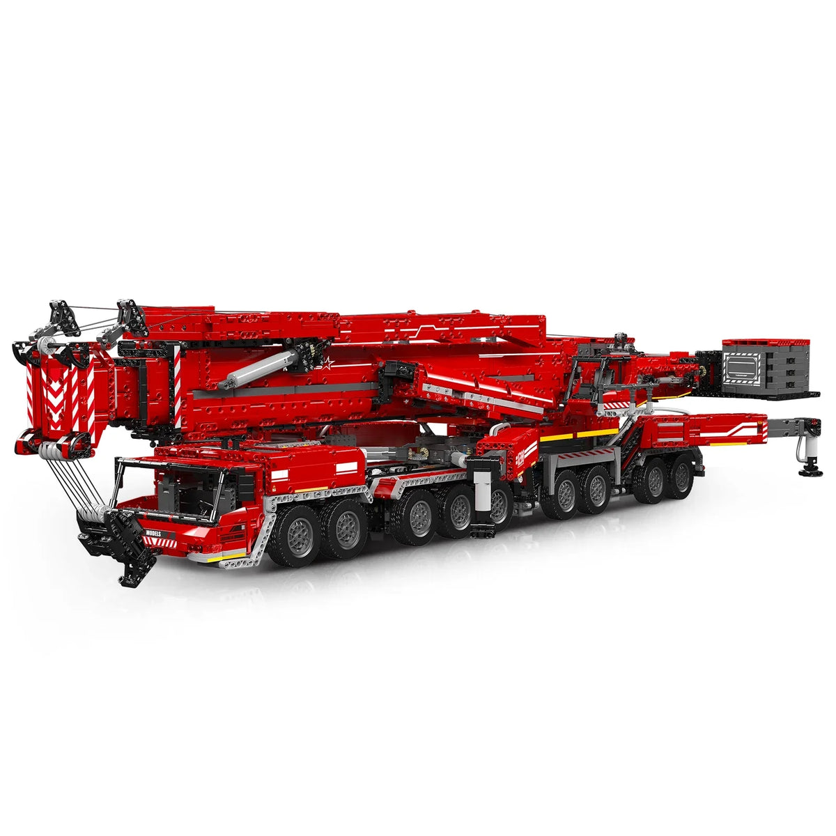 Mould King 17008 Technical Car Toys Motorized  11200 Crane Truck Building Block Assembly Model Brick Kid Christmas Gifts
