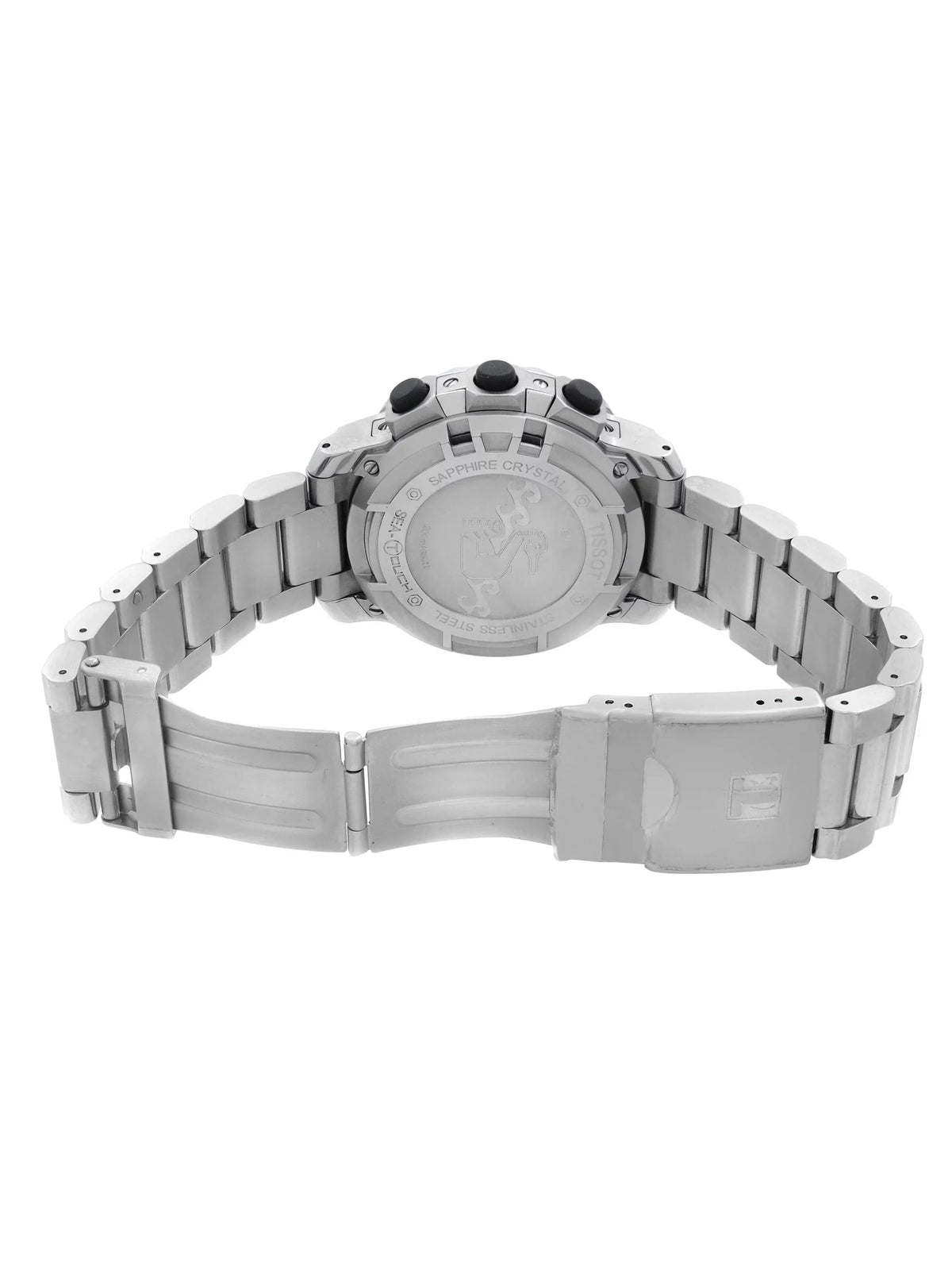 Tissot Sea-Touch Steel Silver Dial Quartz Mens Watch .420.11.031.01 Pre-Owned