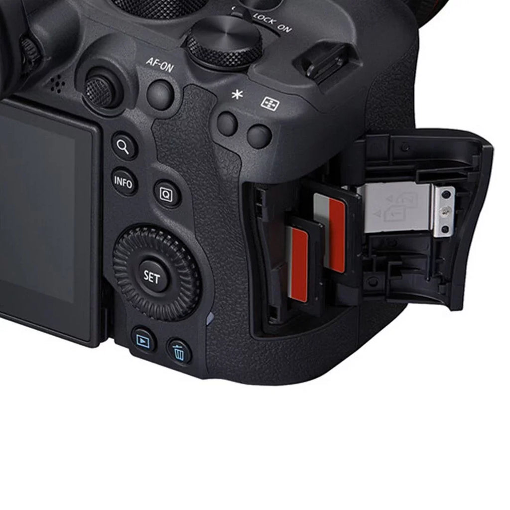 Canon   Mark  Mirrorless Camera with  24-105mm +  75-300mm Lens + SanDisk 32GB Memory Card + Case +  Flash + ZeeTech Accessory Bundle