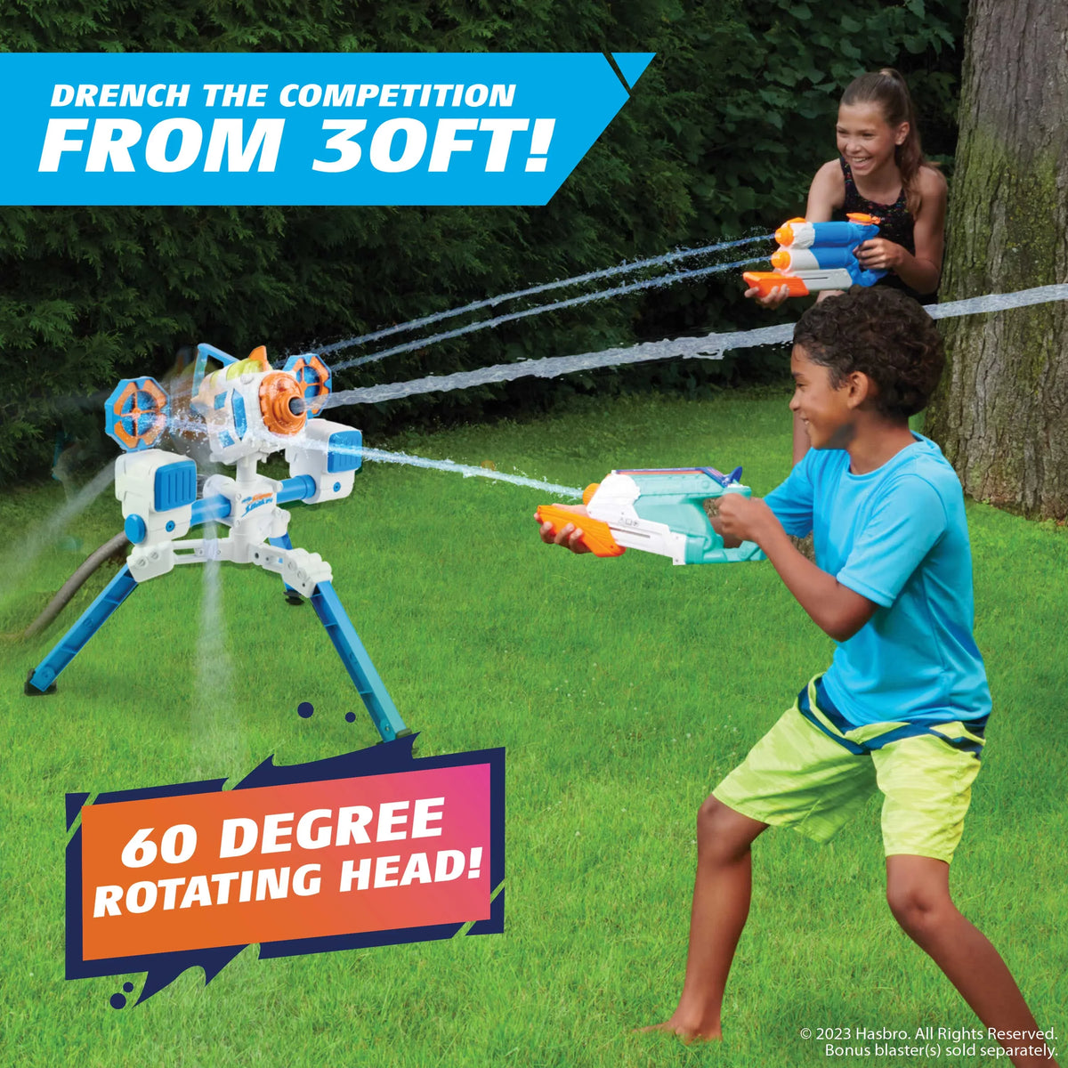 Super Soaker RoboBlaster by WowWee – Automatic Soaker Blasting Machine Drenches You in Water