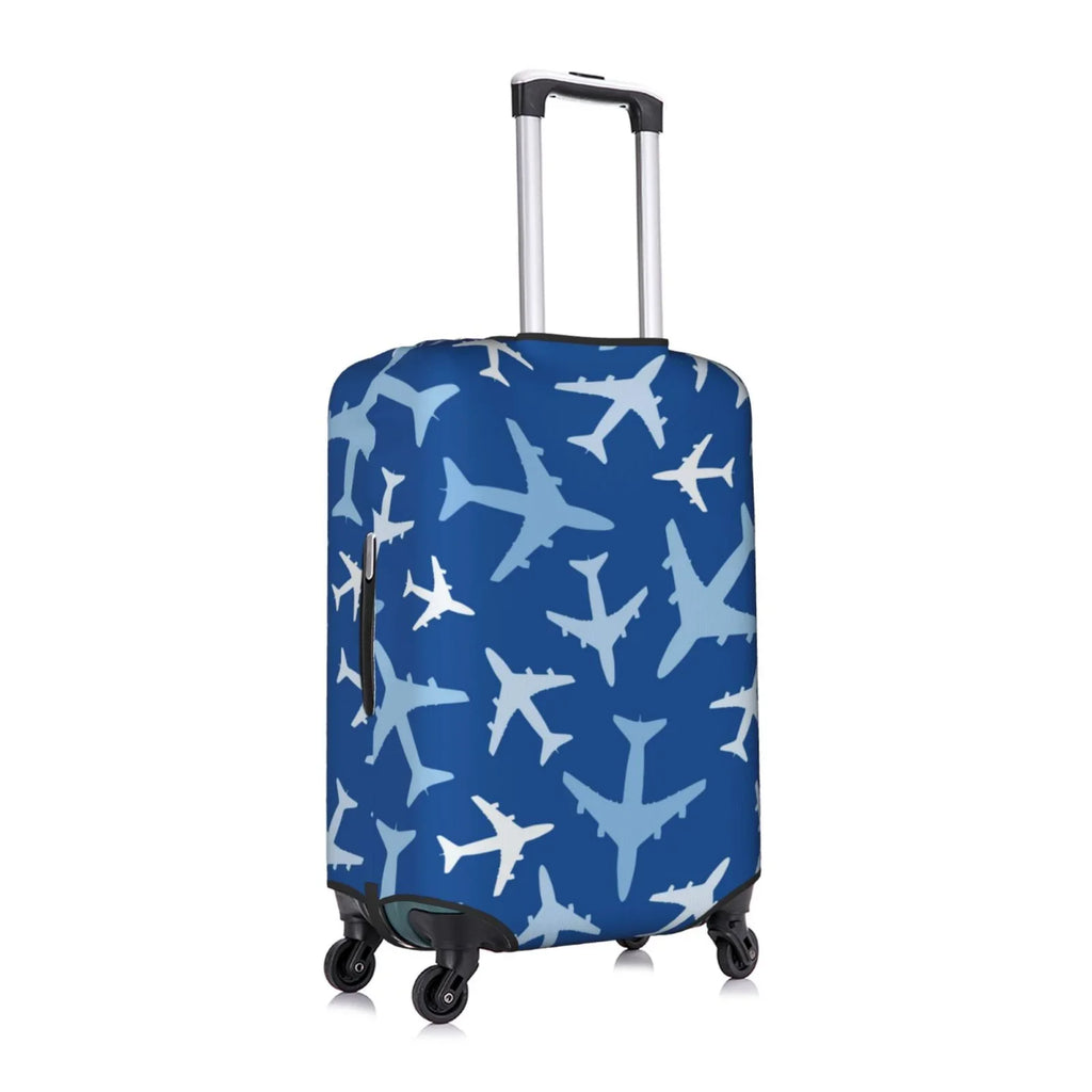 Lukts Airplanes In The Sky Elastic Travel Luggage Cover Suitcase Protector Bag,Anti-Scratch,Dust-Proof Washable Suitcase Sleeve For Kid Adult, (For 18-32 Inch Luggage)