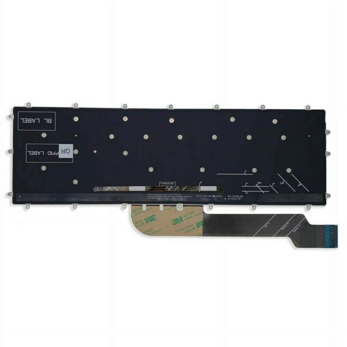 For Dell Gaming -3579 3779  15 5587 15-5587 Keyboard Backlit Blue Characters