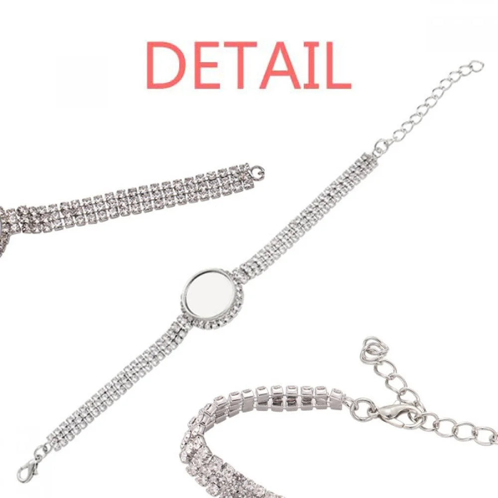 austrian euan flag vienna Tennis Chain Anklet Bracelet Diamond Jewelry