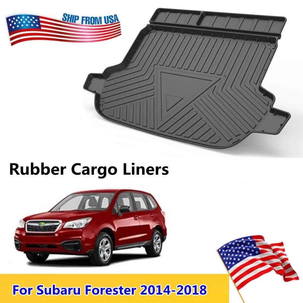 Trunk Liner  Cargo Mats for 2014-2018 Subaru Forester Reliable Protection