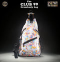 Crossbody Bag - Club 99 - (Turquoise/Orange/Cream) - Unisex - All Ages - The Merch by  Visual Arts
